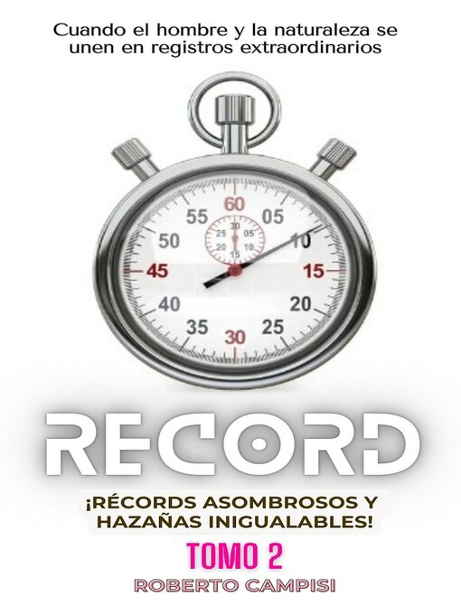 Title details for Record Tomo 2 by Cayetano Roberto Campisi - Available